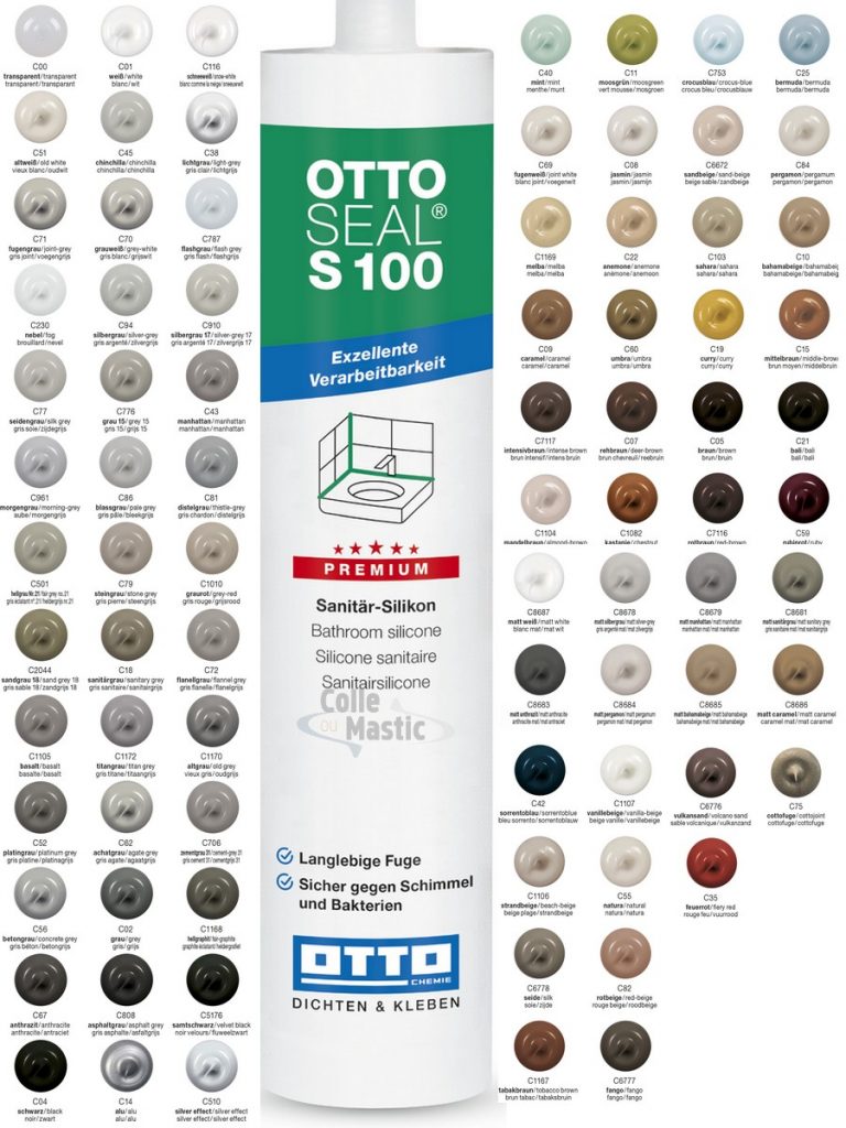 colle-ou-mastic silicone aux 80 couleurs s100