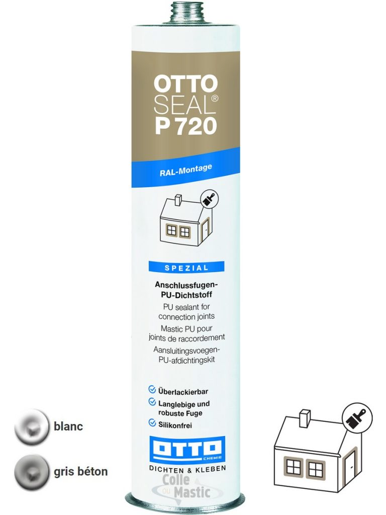 Colle ou mastic: Mastic PU montage RAL des menuiseries