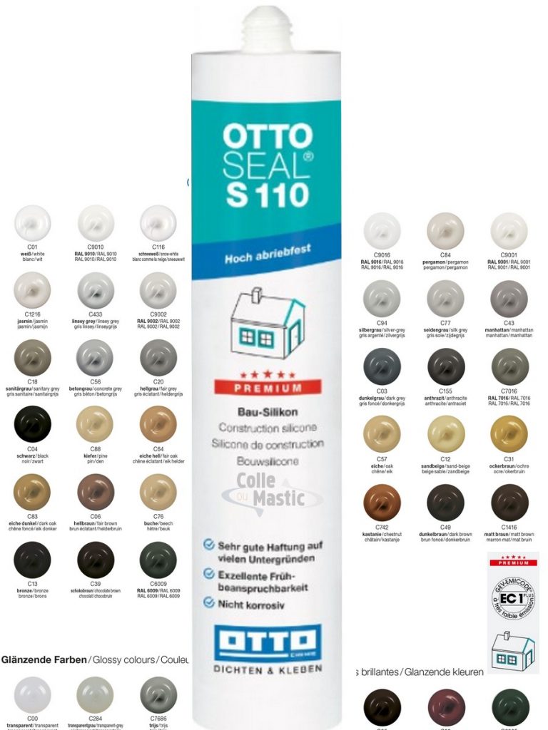 colle-ou-mastic- silicone neutre S 110 pour le bâtiment