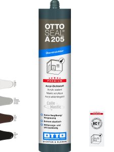 colle-ou-mastic-acrylique A205 de couleurs